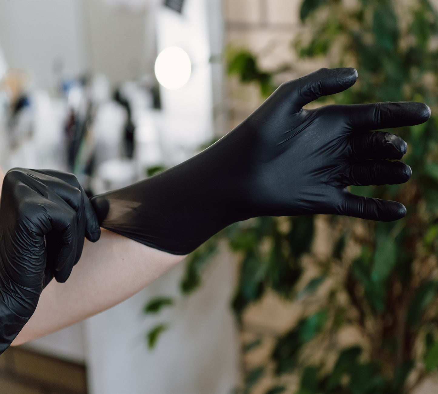 Dark Star Nitrile Examination Gloves - Disposable, Latex and Powder Free, Black Medical Glove, Exam Grade, Tattoo, Lab, Cleaning