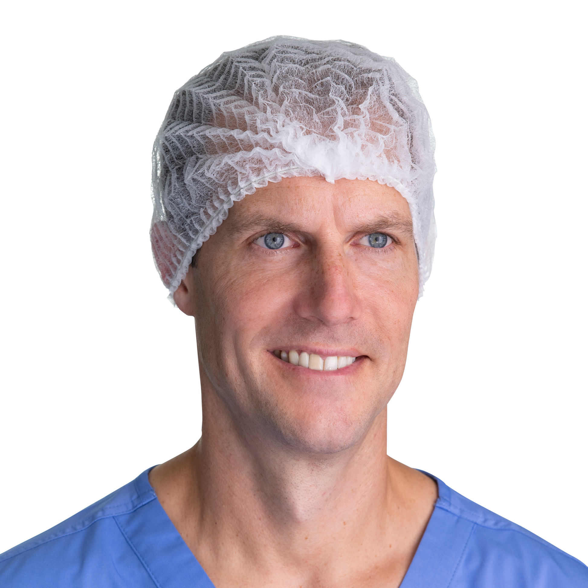 Disposable Bouffant Hair Nets, High Quality Breathable Material, Used in Food Service, Laboratories, Manufacturing, Beauty Salon - 100 Pieces