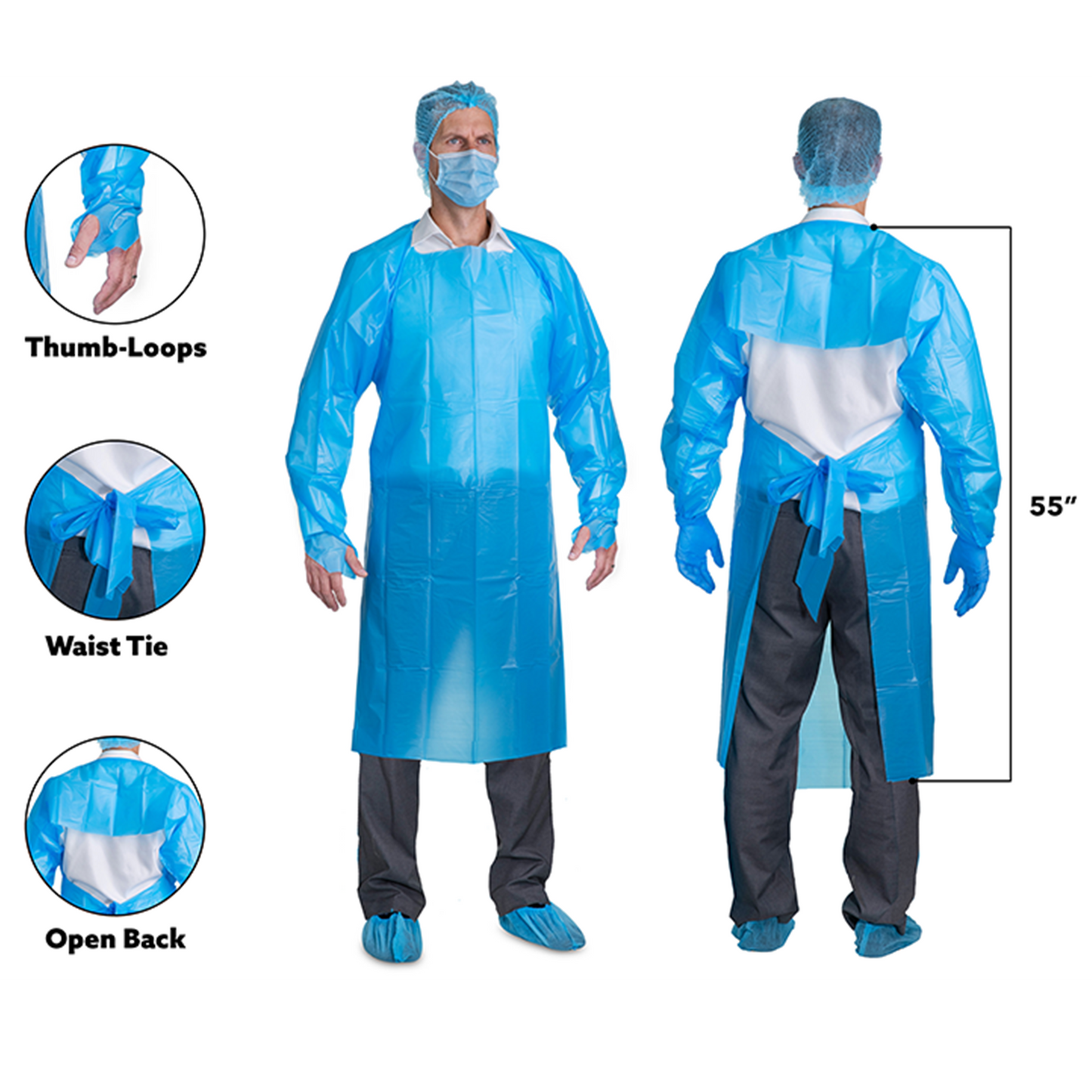 Isolation Gown Features
