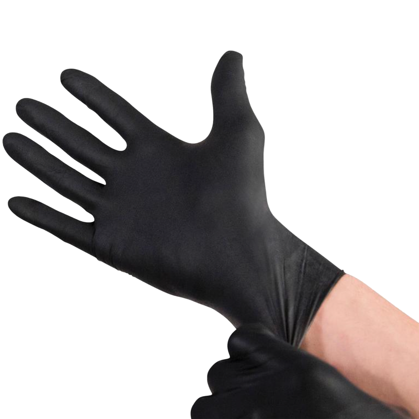 D-Day Industrial Nitrile Gloves transparent