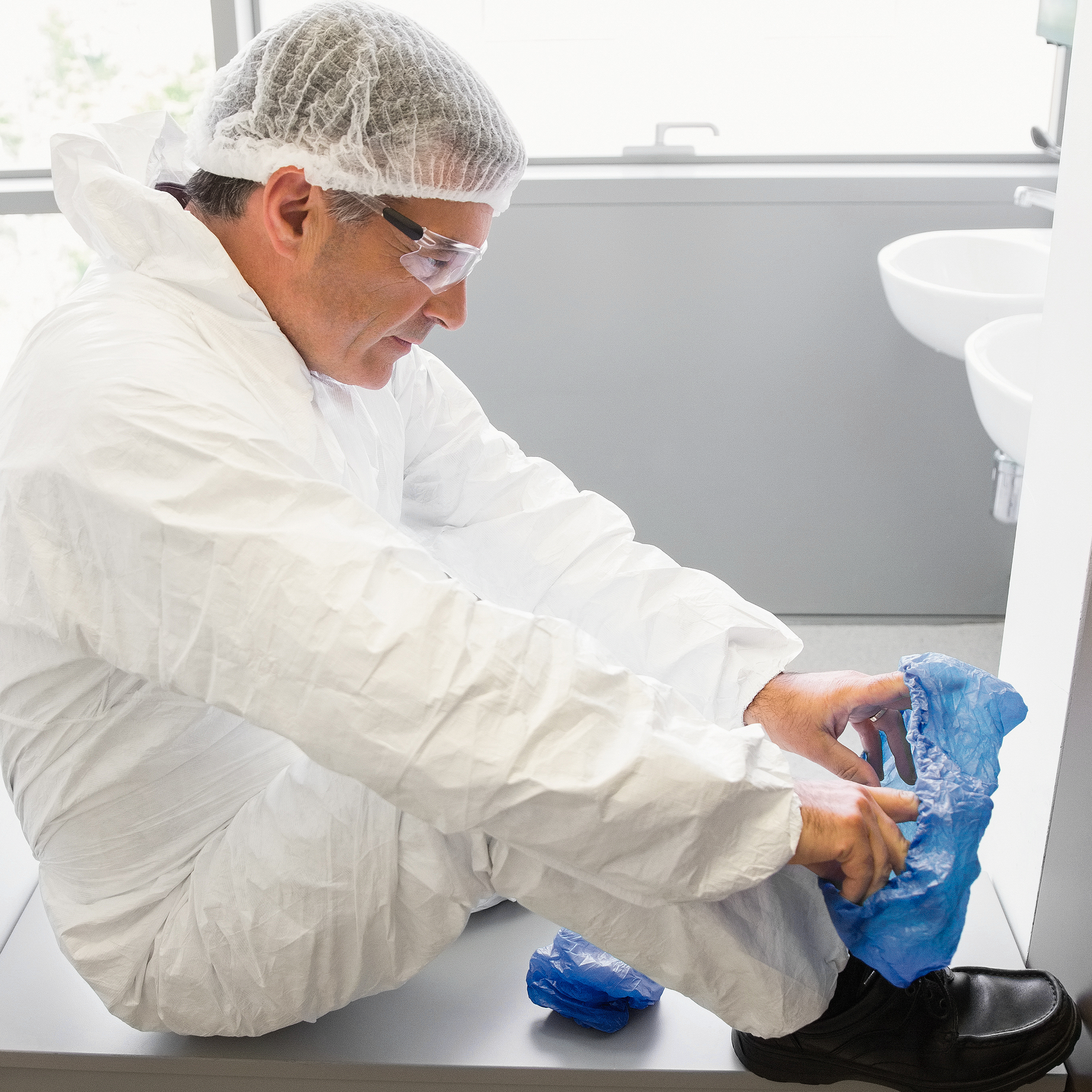 Waterproof top plumbers gloves